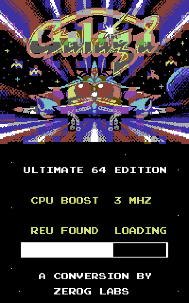 Screenshot from Galaga – Ultimate 64 Edition