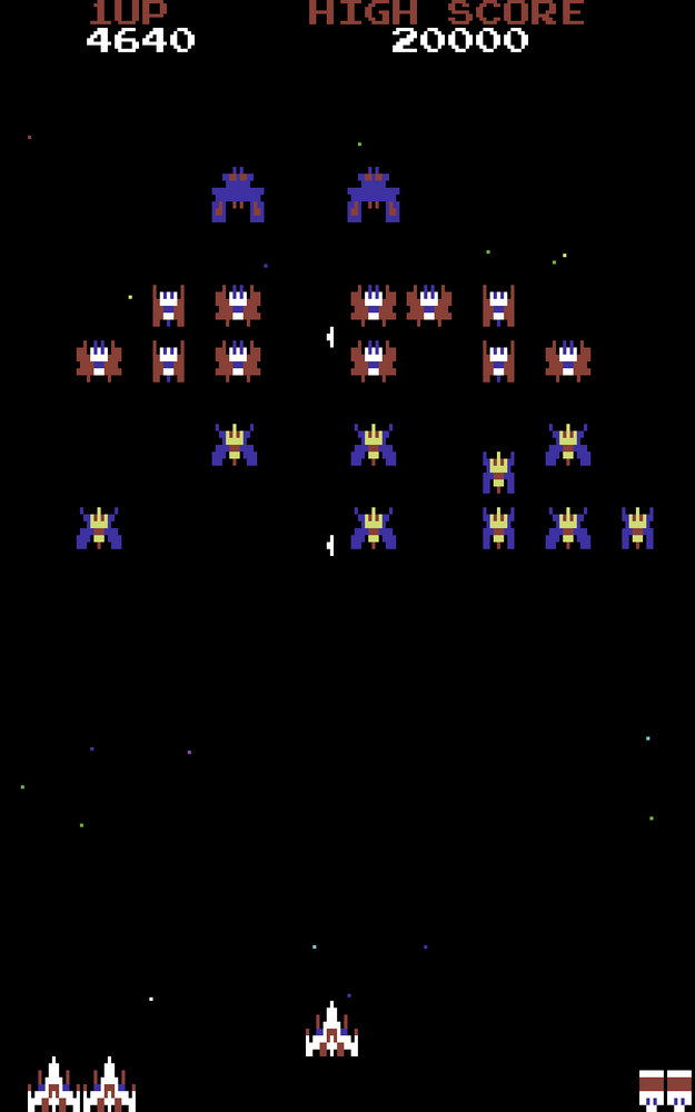 Screenshot from Galaga – Ultimate 64 Edition