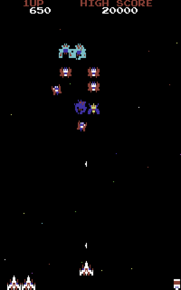Screenshot from Galaga – Ultimate 64 Edition