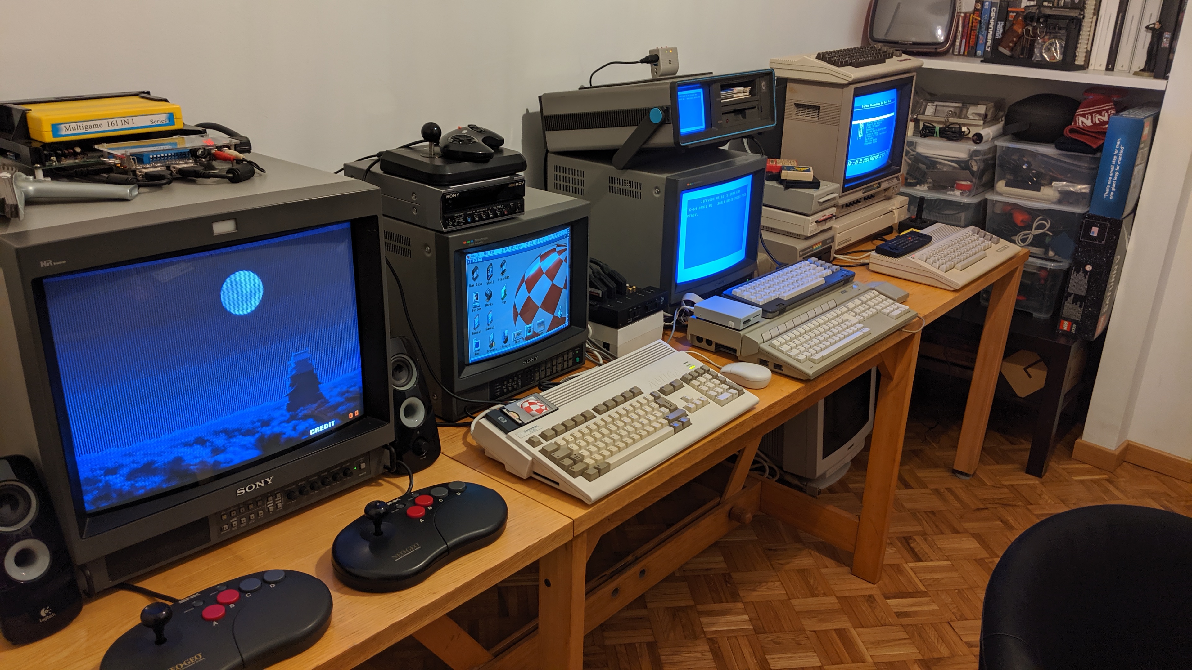 Retro computers in the ZeroG Labs workshop